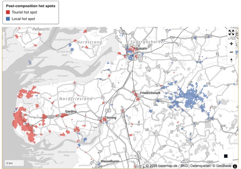 Nordfriesland composition hot spots