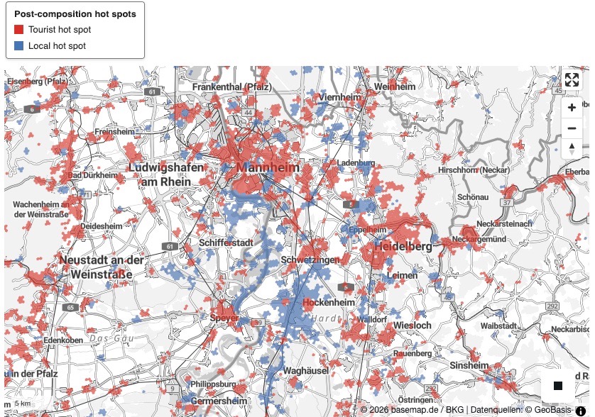 Rhein-Neckar composition hot spots